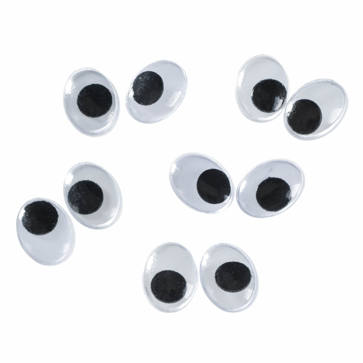 Yeux mobiles ovale - 100 pcs